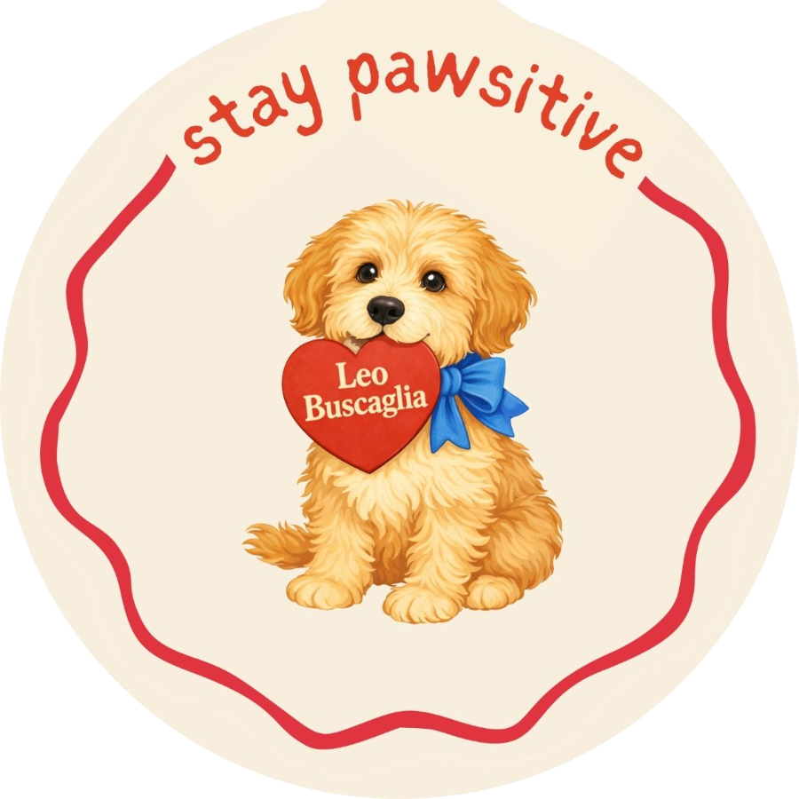 Stay pawsitive sticker